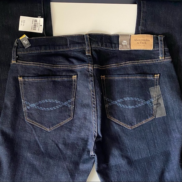 NWT A&F Emma Bootcut Jeans DarkWash 6 Short Petite - Picture 5 of 9